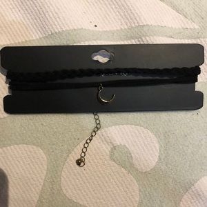 Black chokers 2pk